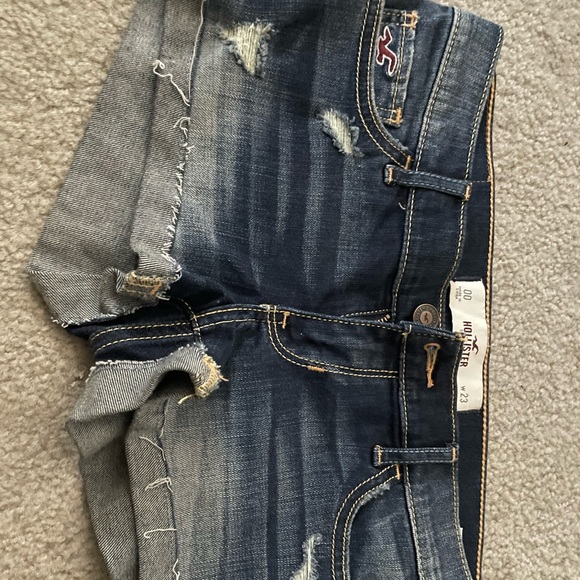 Hollister mini Jean shorts Size 00 NWOT - Picture 4 of 4